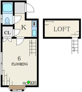 岩崎ハイツ【2階】の間取り