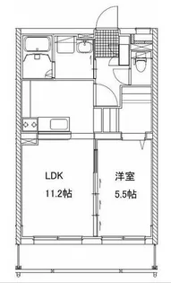ブリュンヒルデ【3階】の間取り