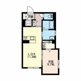 EN.W【3階】の間取り