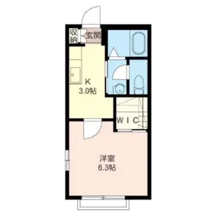 メゾン エルピス【1階】の間取り