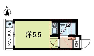 エスポワール梅里【2階】の間取り