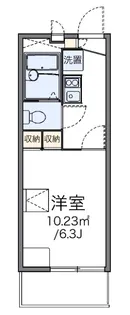 中福生公園【3階】の間取り