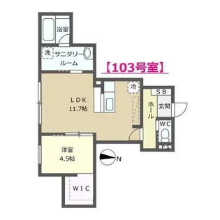 azul(アスール)【1階】の間取り