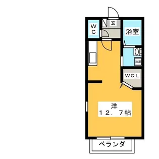 プランドールA【2階】の間取り