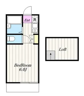 ルミエールミタ【2階】の間取り