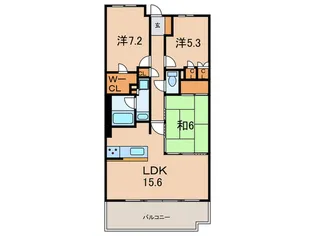 ビスタグランデ神戸星陵台A棟【3階】の間取り