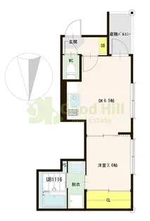 ソリュートピア【3階】の間取り