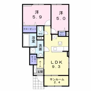 プログレス II【1階】の間取り