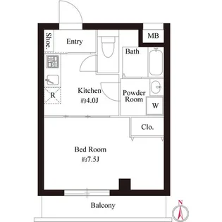 白楊テラス【4階】の間取り