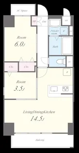 アルカス聖蹟【13階】の間取り
