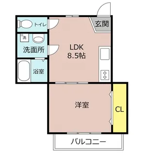 マーリエOKOSHI【2階】の間取り