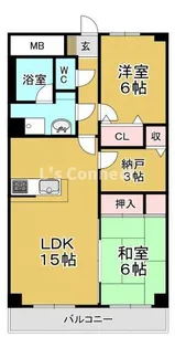 セントレアカマII【5階】の間取り