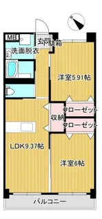 リバーサイド串間天神【3階】の間取り