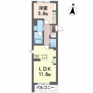 Sora【2階】の間取り