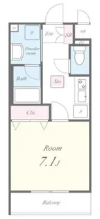 メゾン ド シェンヌ【1階】の間取り