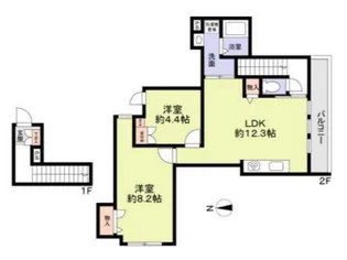 グランディア【2階】の間取り