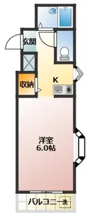 パラドール常盤I【1階】の間取り