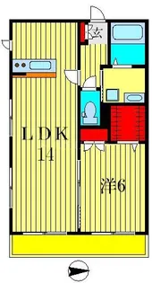 ショコラ ブランII【2階】の間取り