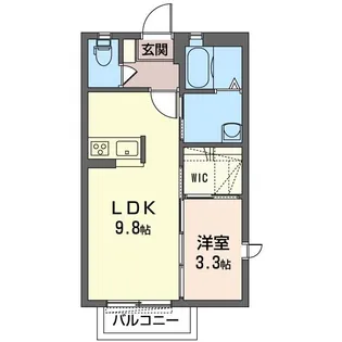 アルトピーノ【1階】の間取り