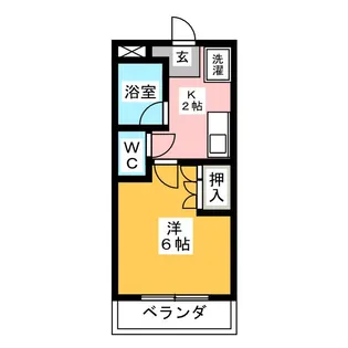 ラビットハイツ【2階】の間取り