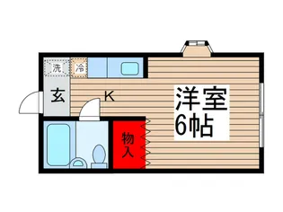 南葛西ロイヤルハイツI【2階】の間取り