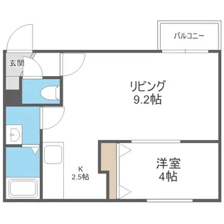 Verde Maruyama【1階】の間取り