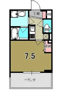 クリスタルグランツ京都御所西【11階】の間取り