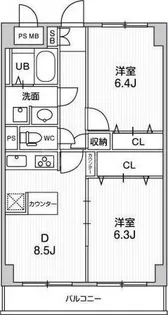 第6鳥塚ビル【7階】の間取り