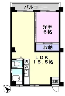 南流山京葉ハイツB棟【2階】の間取り