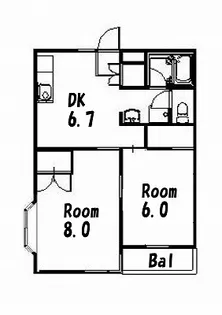 アンビアンス001【2階】の間取り