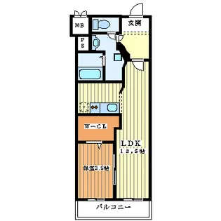 COCO MARINI【4階】の間取り