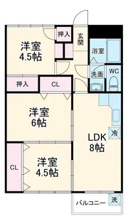 ヤマタケビル【2階】の間取り