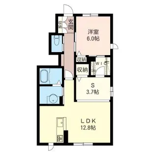 ラ・ルーチェ桜上水【1階】の間取り