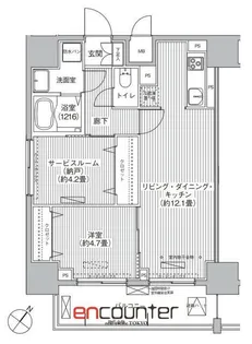 グランデュール富士【6階】の間取り