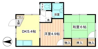 メゾン・ド・ラメール【1階】の間取り