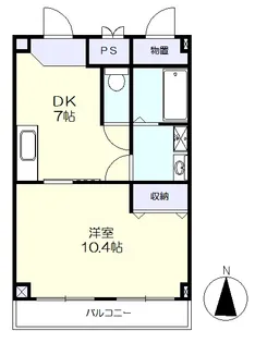 いせんばプラザ【3階】の間取り