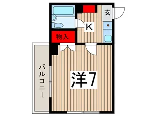 サンプラザ秋津【2階】の間取り