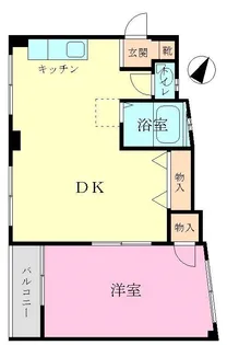 鶴見第2ビル【3階】の間取り