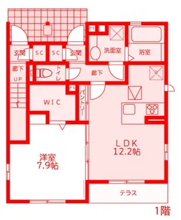 Koti-コティ-【1階】の間取り