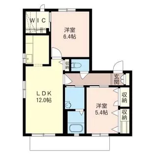 アルシオネIIーC【1階】の間取り