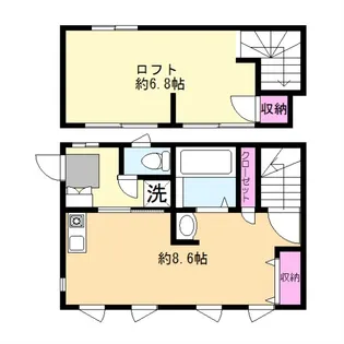 フローリオ【2階】の間取り