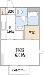 バハティ湘南【2階】の間取り