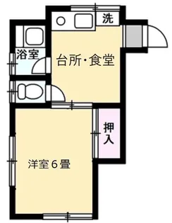 鈴鹿ハイツ【1階】の間取り