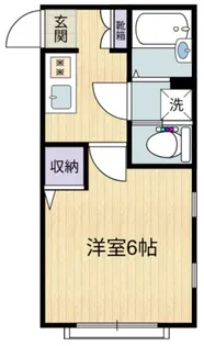 メゾンキャッスル【1階】の間取り