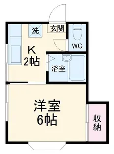 シェモア【2階】の間取り
