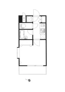 パレステュディオ赤坂【3階】の間取り
