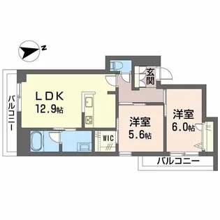 スターヒルズ【2階】の間取り
