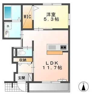 べルージュ【1階】の間取り