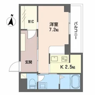 Aries伊福町【3階】の間取り