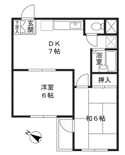 キャッスルくらや【3階】の間取り